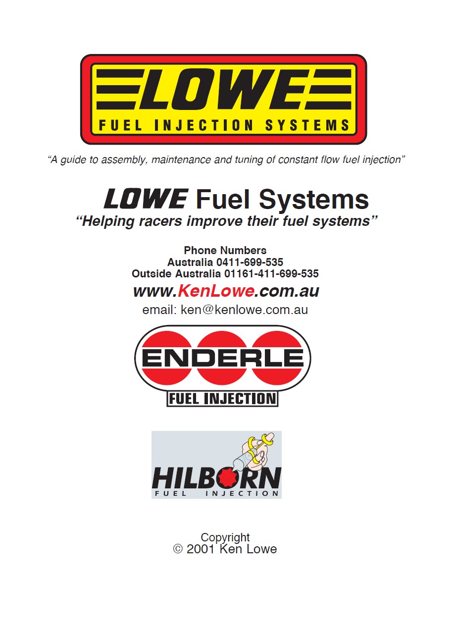Fuel Injection Book Front Cover